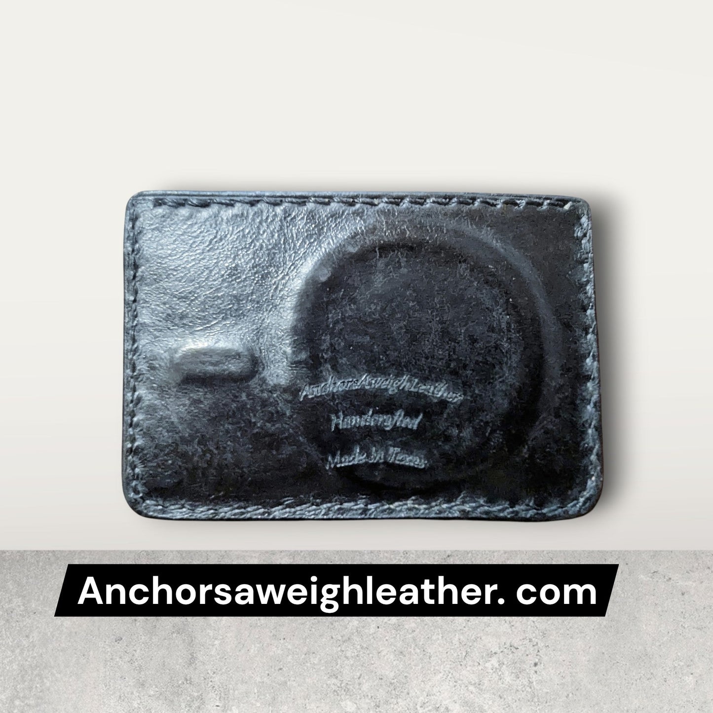 Genuine Alligator/Leather MagSafe Detachable Card Holder, EDC Wallet, Minimalist Card Wallet AnchorsAweighLeather