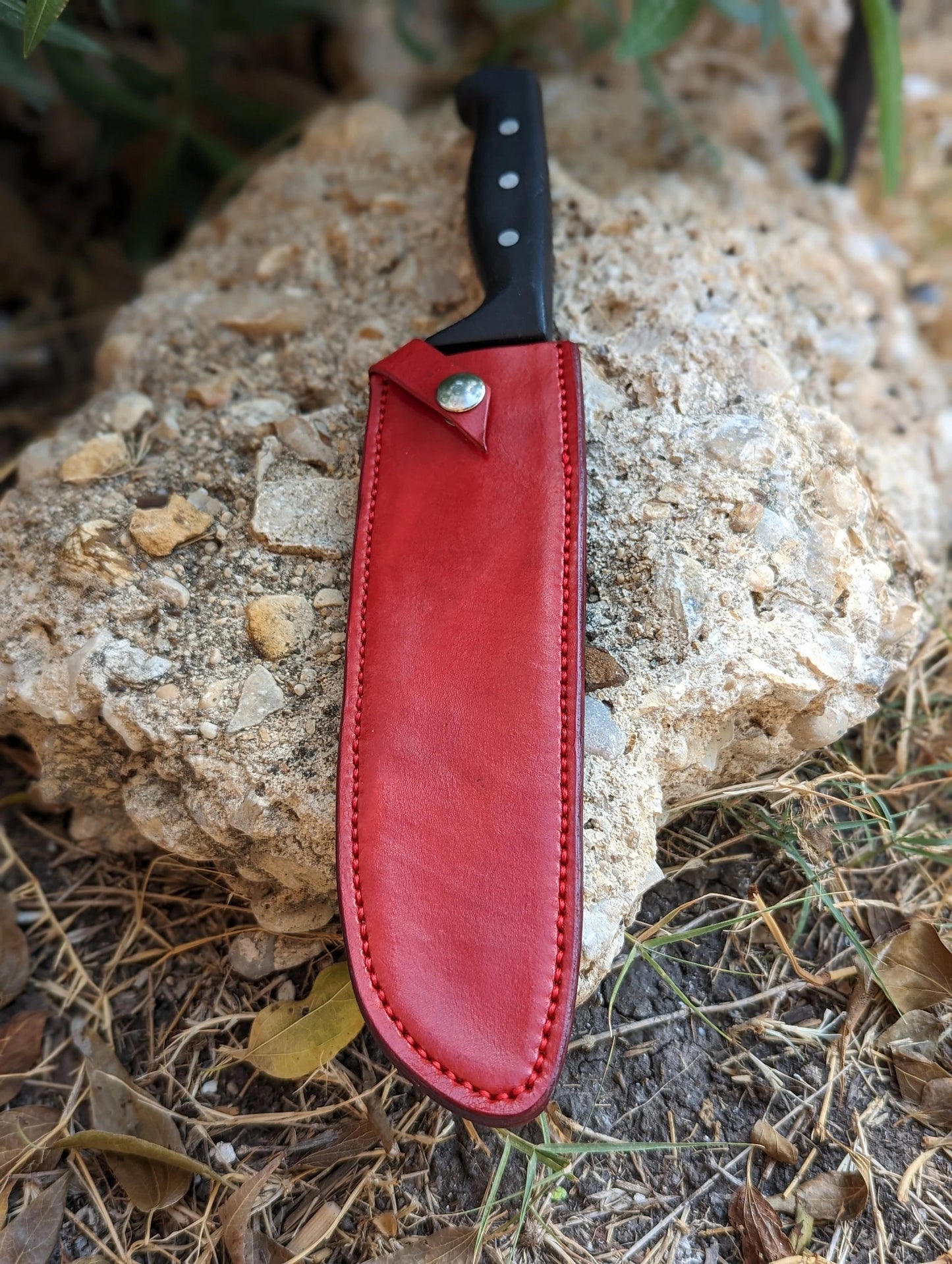 Chefs Knife Leather Sheath, Knife Sheath, leather knife sheath AnchorsAweighLeather