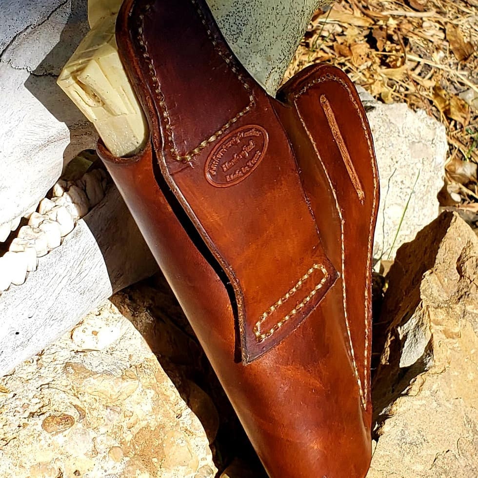OWB Leather Holster, Avenger Holster, Leather Holster AnchorsAweighLeather