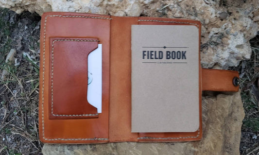 Leather Journal, Field Notes Wallet AnchorsAweighLeather
