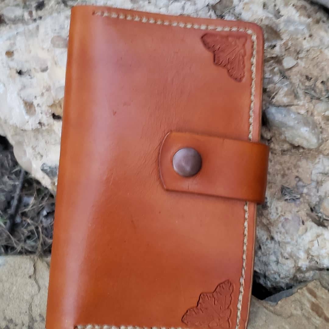 Leather Journal, Field Notes Wallet AnchorsAweighLeather