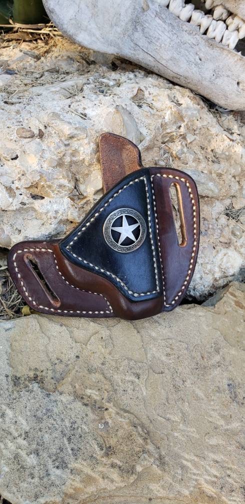 The Cattleman Saddle Holster, Pancake Holster AnchorsAweighLeather