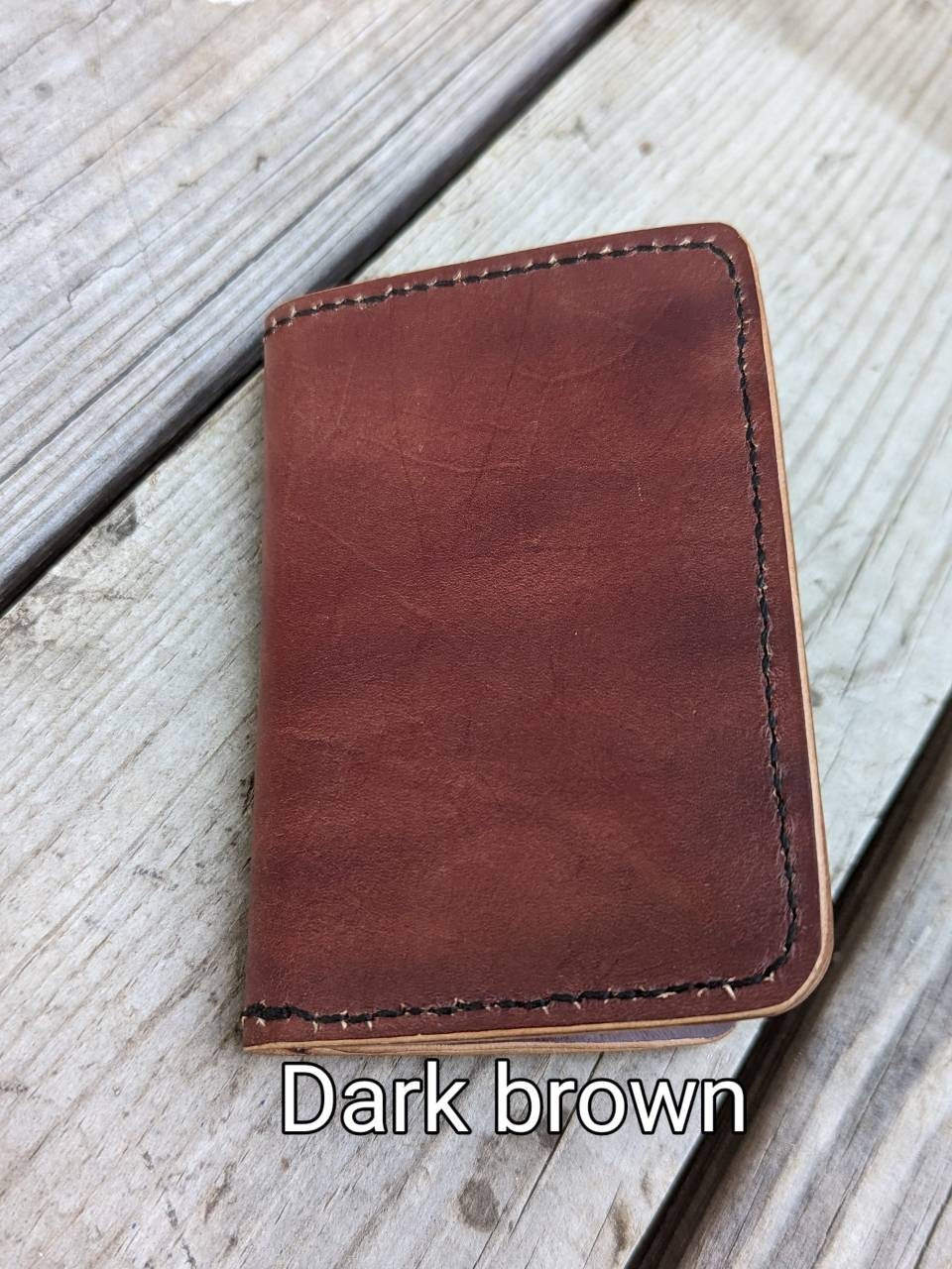 Vertical Wallet, Minimalist wallet, EDC, Wallet AnchorsAweighLeather