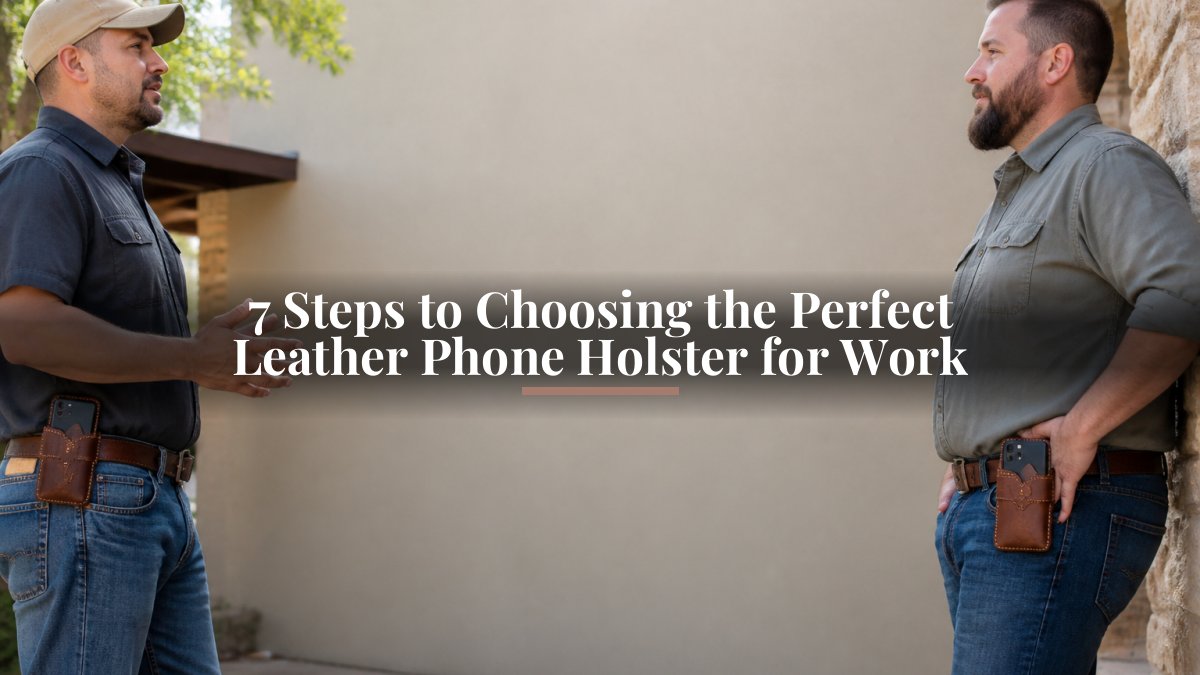 7 Steps to Choosing the Perfect Leather Phone Holster for Work