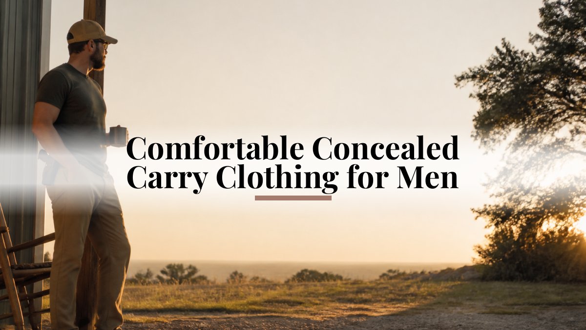 Comfortable Concealed Carry Clothing for Men