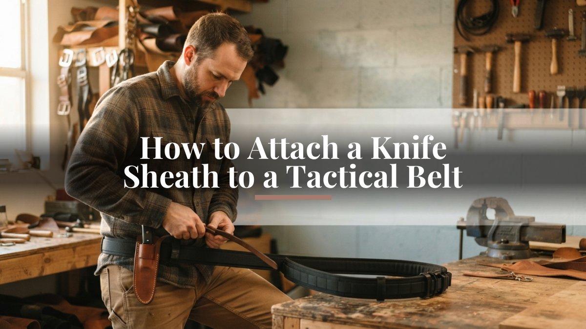 How to Attach a Knife Sheath to a Tactical Belt