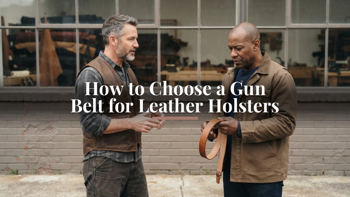 How to Choose a Gun Belt for Leather Holsters