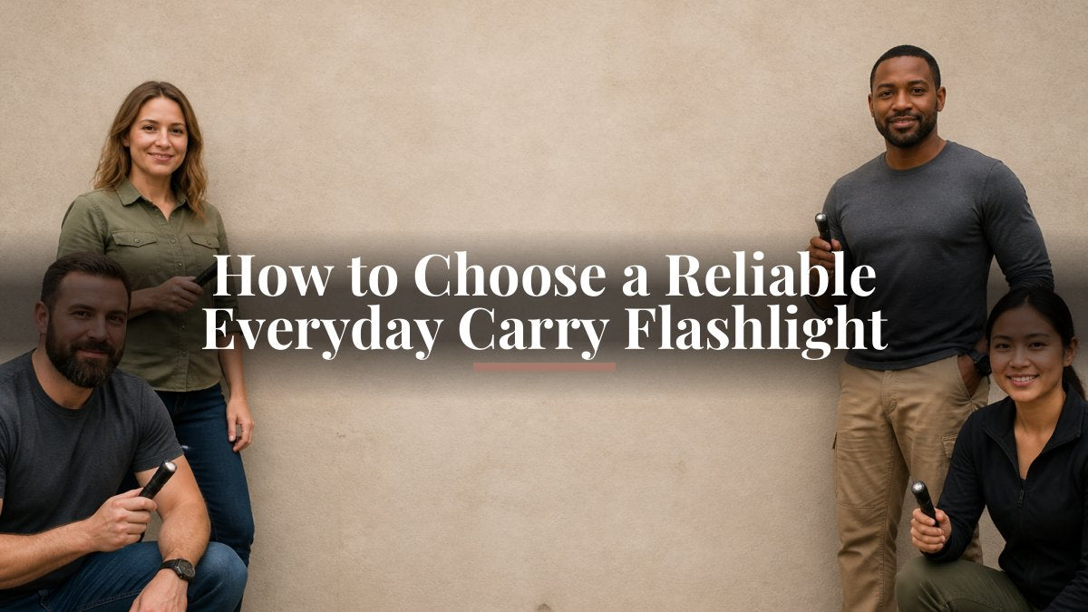 How to Choose a Reliable Everyday Carry Flashlight