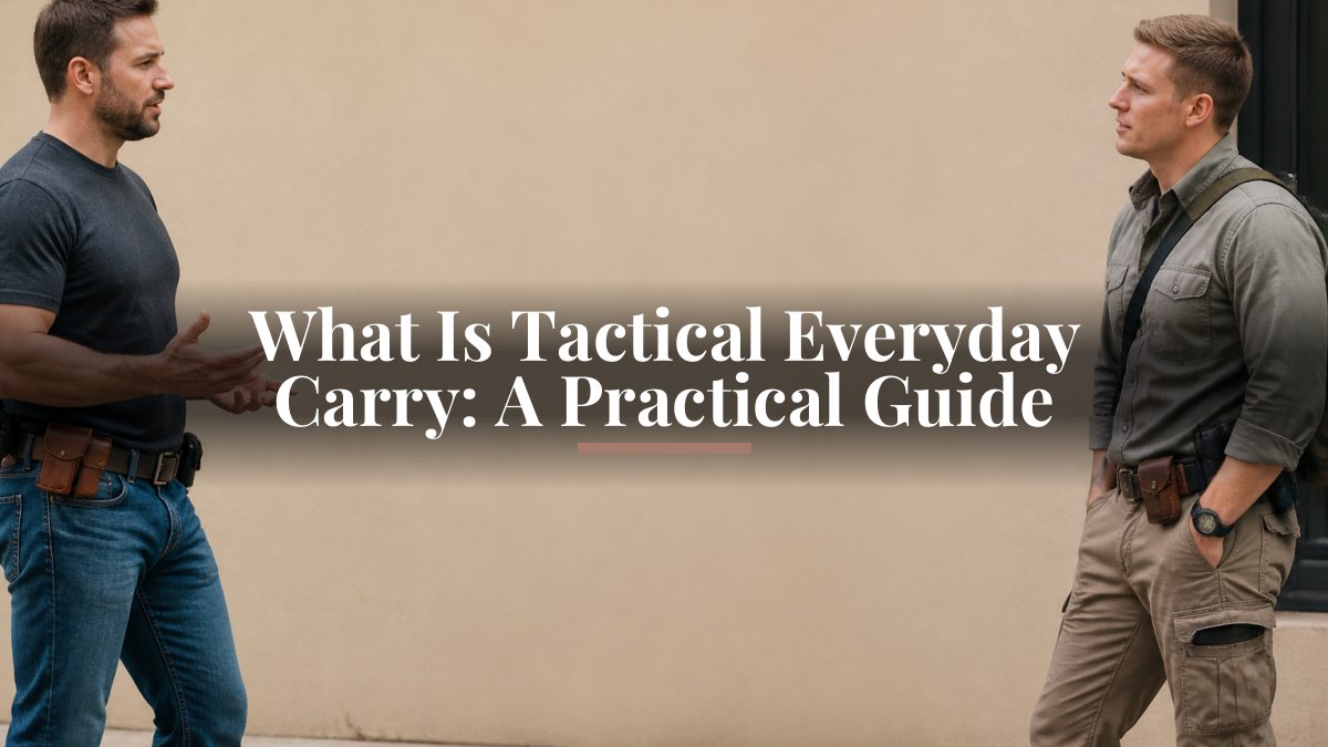 What Is Tactical Everyday Carry: A Practical Guide