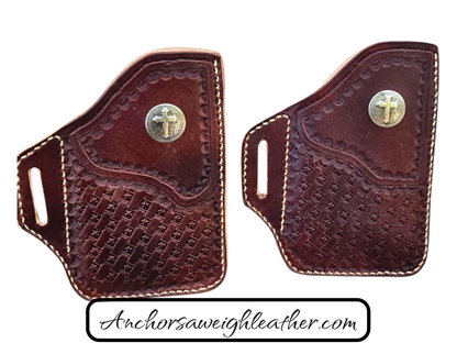 Leather Phone Holster AnchorsAweighLeather