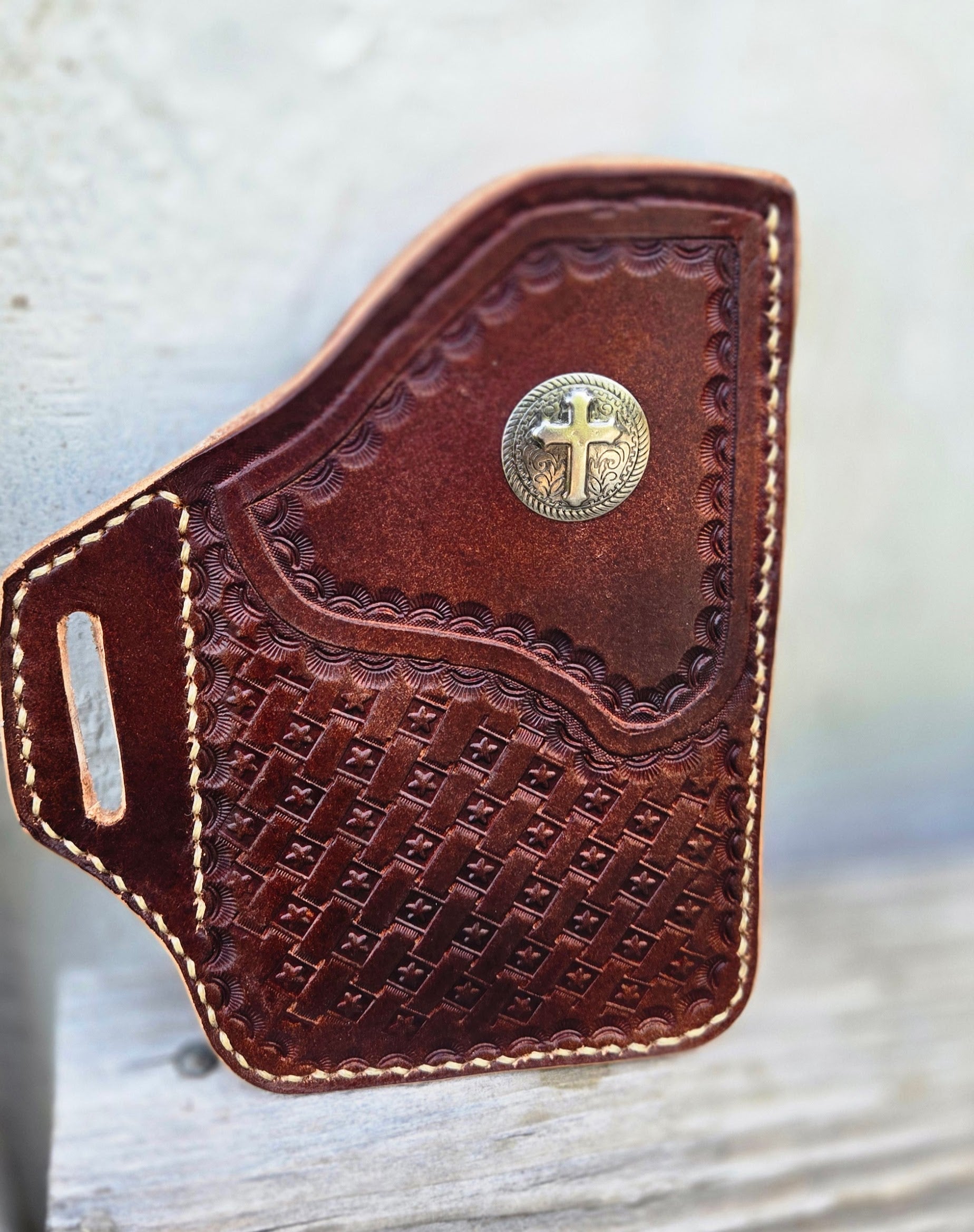 Leather Phone Holster AnchorsAweighLeather