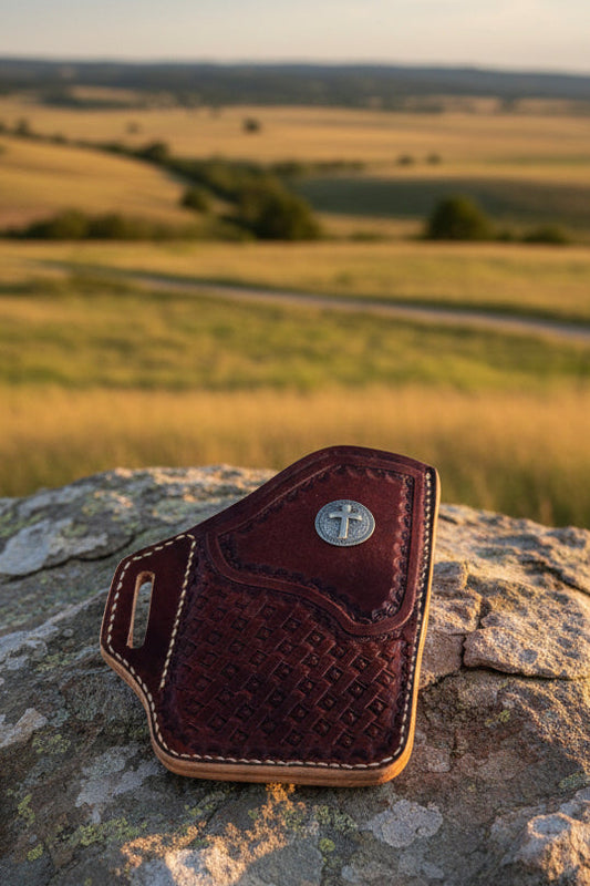 Leather Phone Holster (Copy) AnchorsAweighLeather