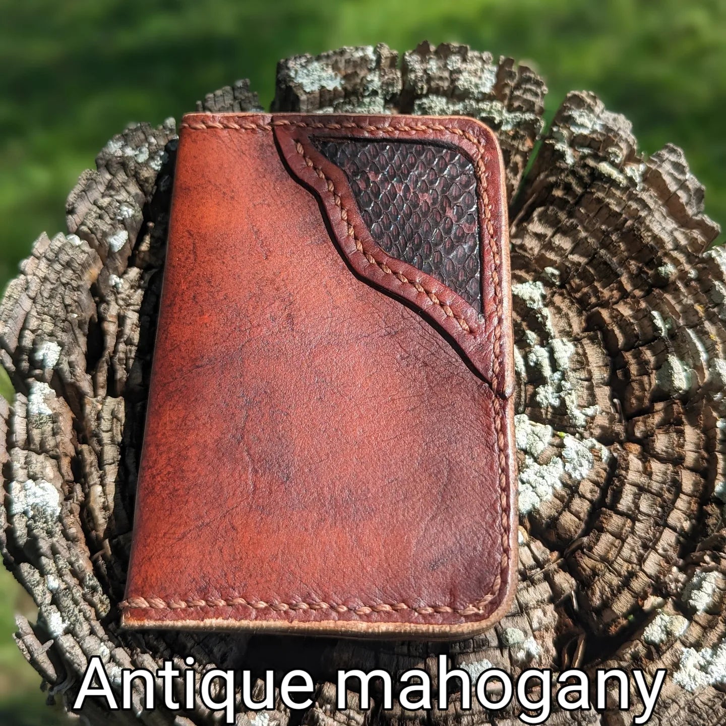 Copy of Leather Bifold Wallet, Minimalist Leather Wallet, EDC, wallet AnchorsAweighLeather
