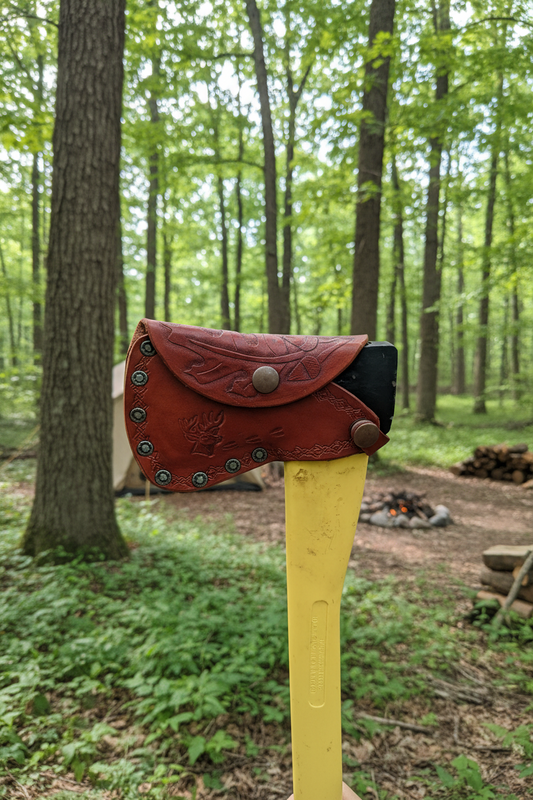 Leather Hatchet Sheath AnchorsAweighLeather
