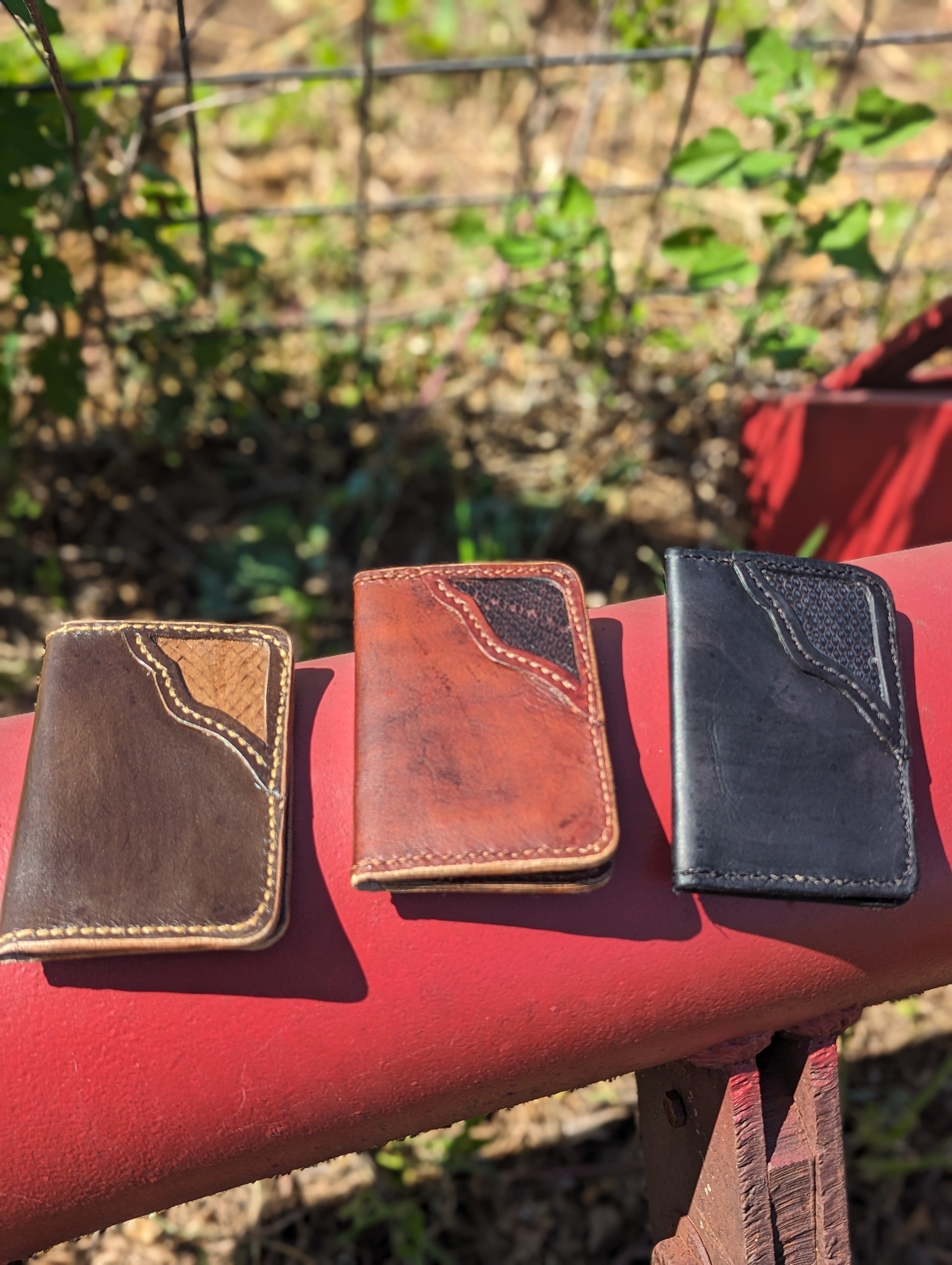 Copy of Leather Bifold Wallet, Minimalist Leather Wallet, EDC, wallet AnchorsAweighLeather