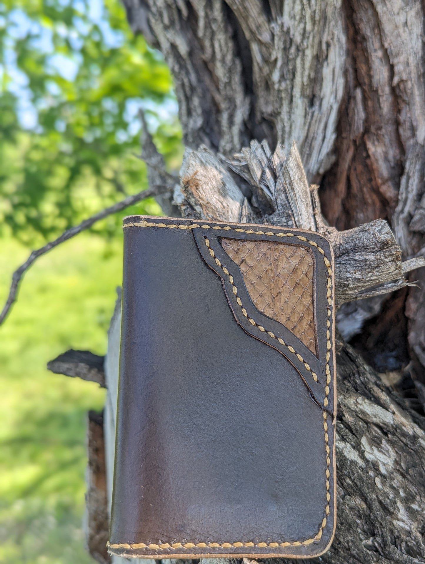 Copy of Leather Bifold Wallet, Minimalist Leather Wallet, EDC, wallet AnchorsAweighLeather
