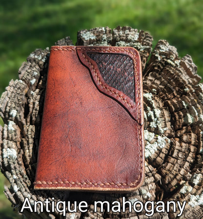 Copy of Leather Bifold Wallet, Minimalist Leather Wallet, EDC, wallet AnchorsAweighLeather