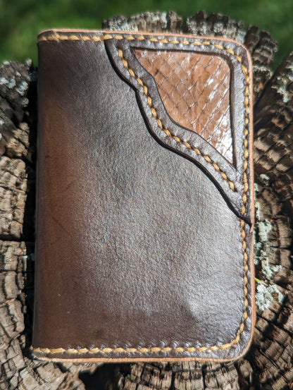 Copy of Leather Bifold Wallet, Minimalist Leather Wallet, EDC, wallet AnchorsAweighLeather