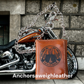 Biker Wallet, Chain Wallet AnchorsAweighLeather