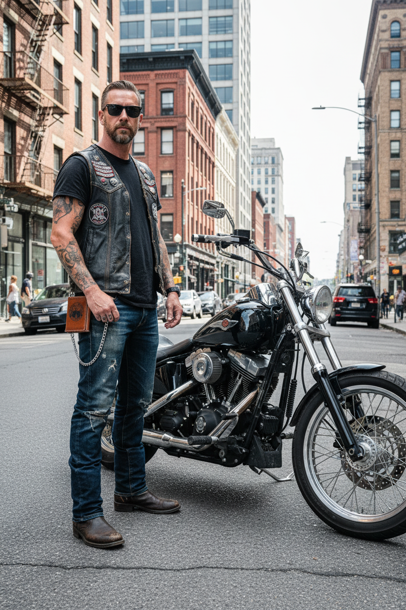 Biker Wallet, Chain Wallet