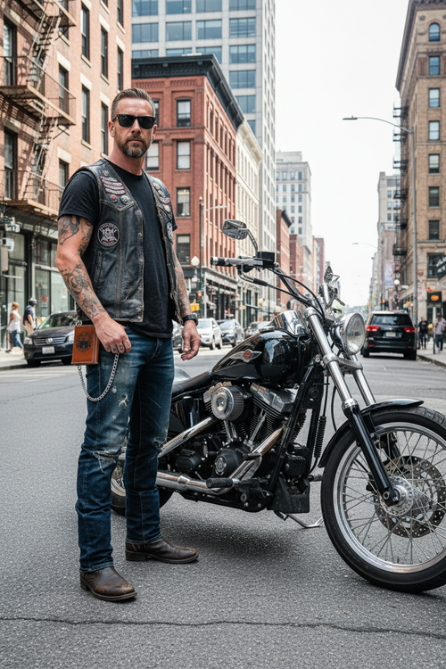 Biker Wallet, Chain Wallet