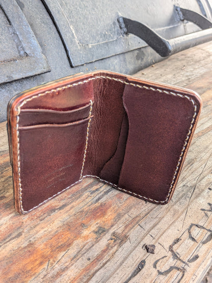 Handmade American Alligator Leather Wallet, BrownExotic Wallet AnchorsAweighLeather