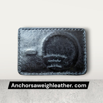 Genuine Alligator/Leather MagSafe Detachable Card Holder, EDC Wallet, Minimalist Card Wallet AnchorsAweighLeather
