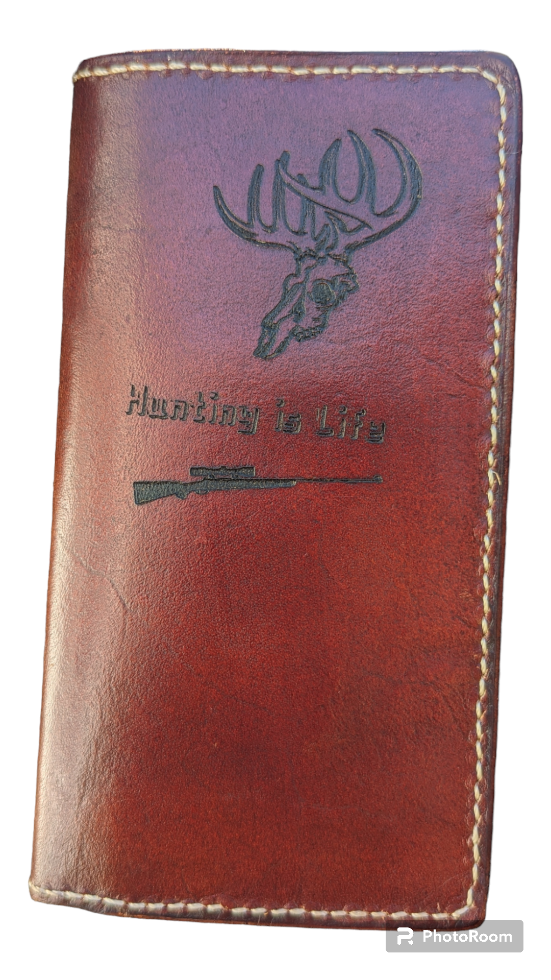 Roper Wallet, Long Wallet, Hunting is Life Wallet, Wallet, EDC AnchorsAweighLeather
