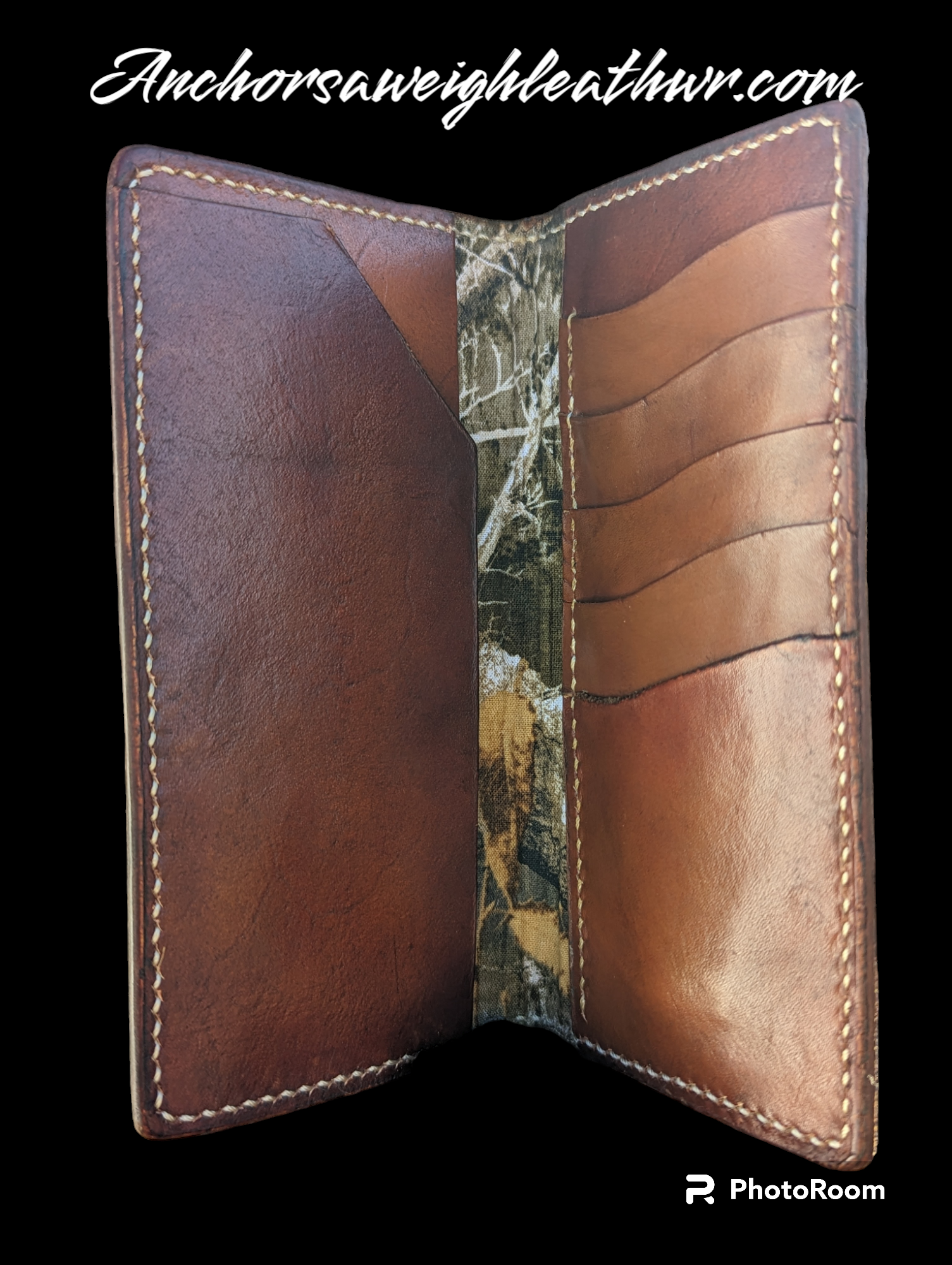 Roper Wallet, Long Wallet, Hunting is Life Wallet, Wallet, EDC AnchorsAweighLeather