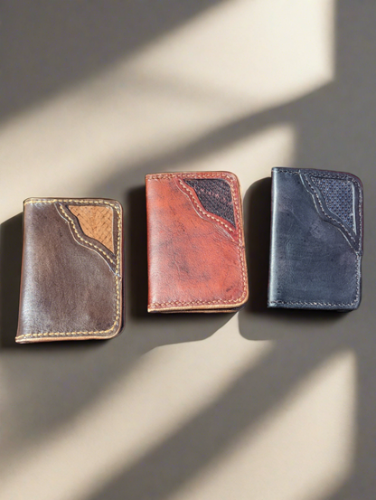 Copy of Leather Bifold Wallet, Minimalist Leather Wallet, EDC, wallet AnchorsAweighLeather