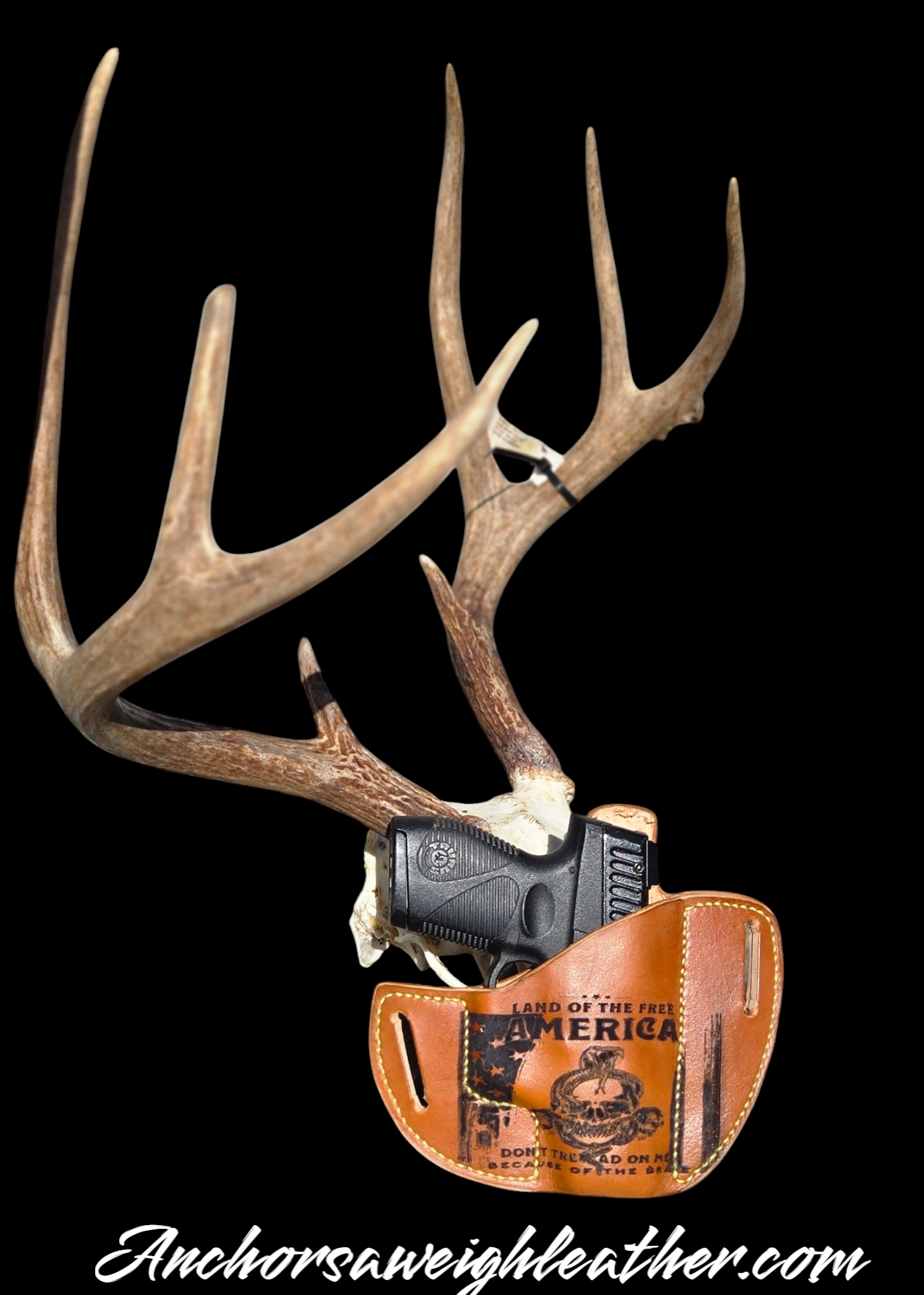 The Patriot Saddle Holster, Pancake Holster AnchorsAweighLeather