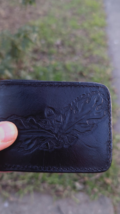 Mens leather wallet, leather wallet, leather billfold, bifold wallet