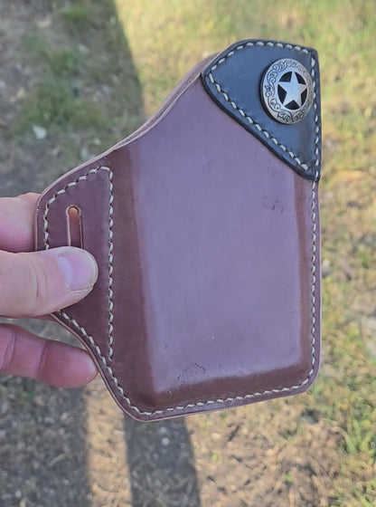Leather Phone Holster Cattleman Edition