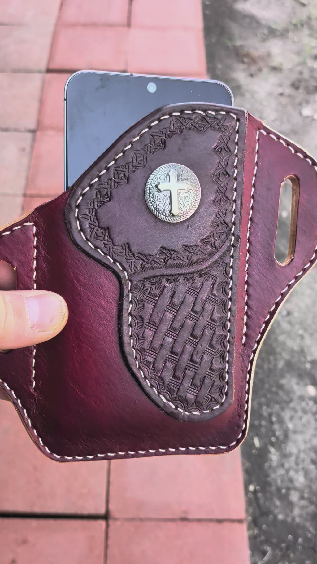 Leather Phone Holster Rancher II Edition