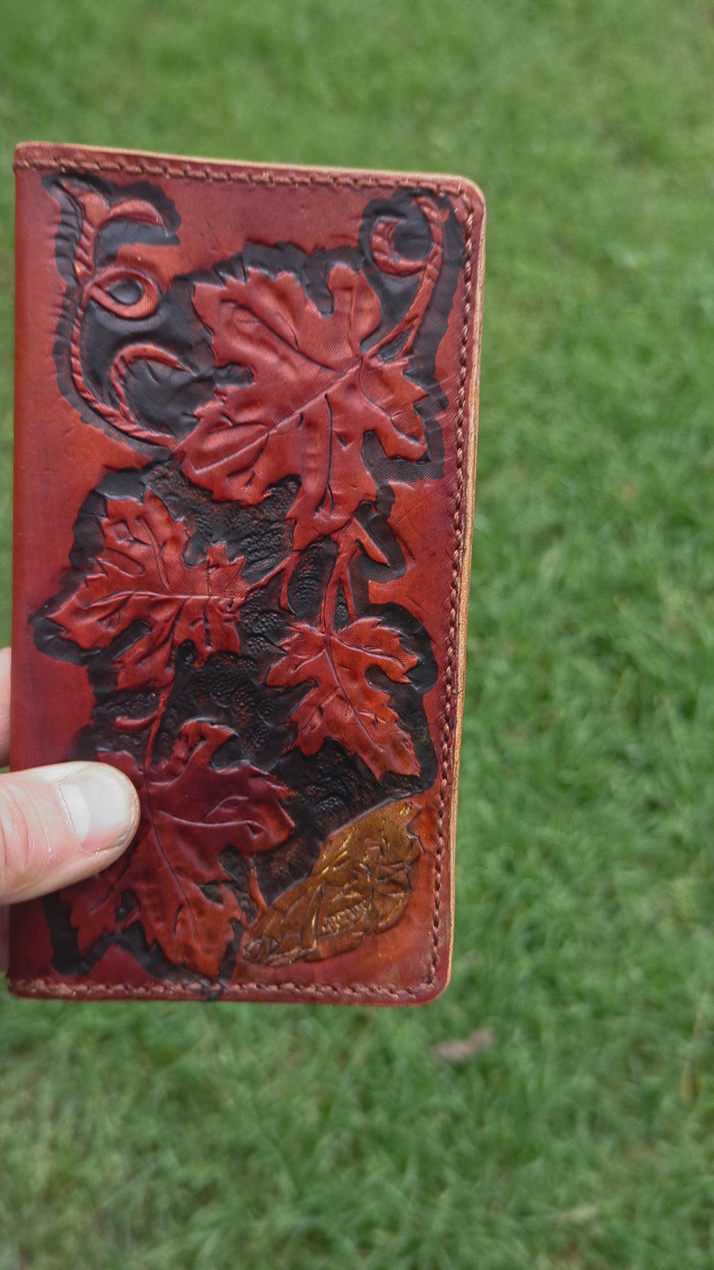 Long Wallet, Mens Wallet, Roper Wallet, leather wallet, EDC wallet