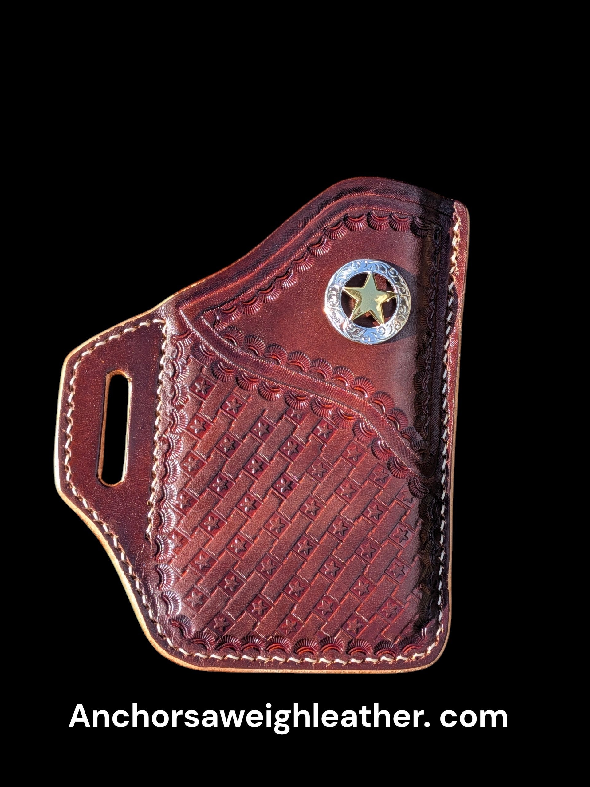 Leather Phone Holster (Copy) AnchorsAweighLeather