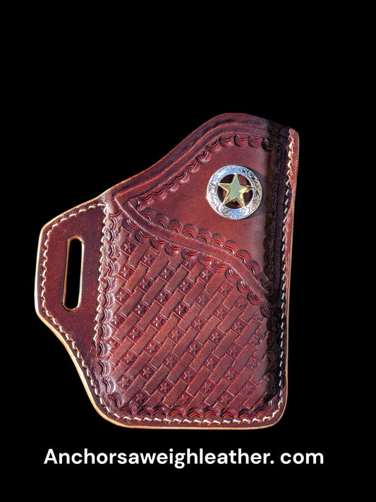 Leather Phone Holster (Copy) AnchorsAweighLeather