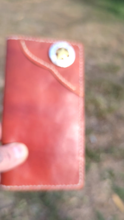 Roper Wallet, Long Wallet, San Antone II Roper Wallet, Wallet, EDC, Men's leather wallet