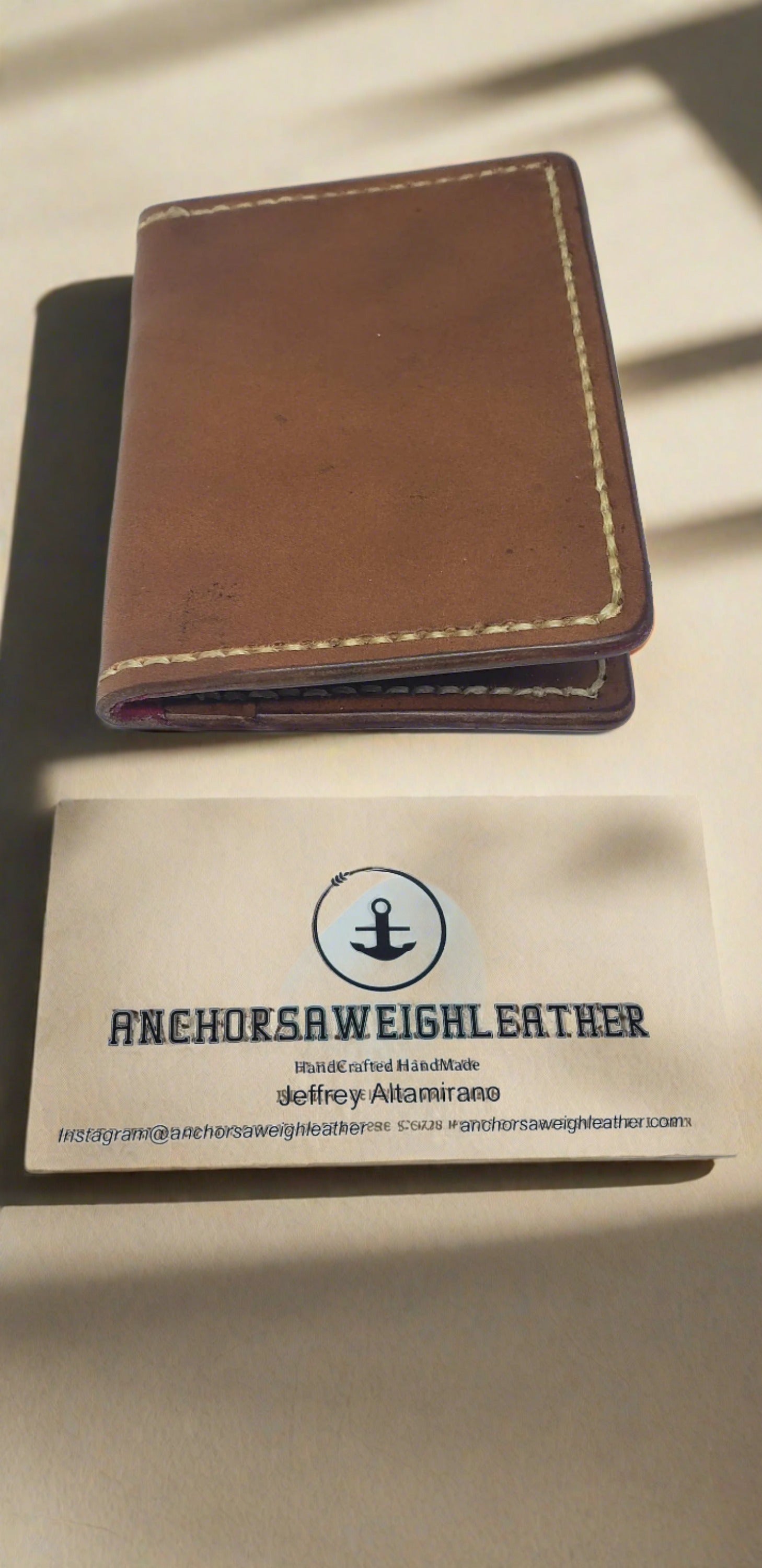 Alta Edition Red Bandana Minimalist Wallet, Minimalist Wallet, Wallet, EDC AnchorsAweighLeather
