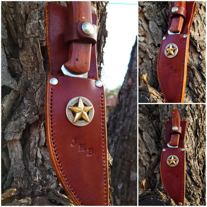 Custom Leather Knife Sheath AnchorsAweighLeather