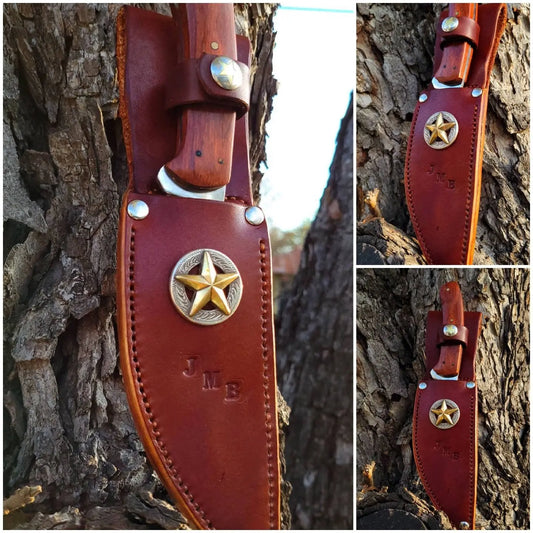 Custom Leather Knife Sheath AnchorsAweighLeather