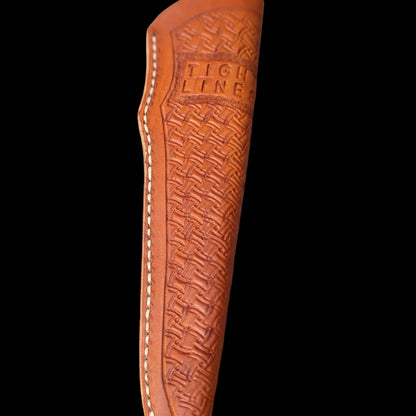 Custom Leather Filet Knife Sheath, Knife Sheath, Filet Knife Sheath AnchorsAweighLeather
