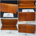Leather Rose Checkbook Cover AnchorsAweighLeather