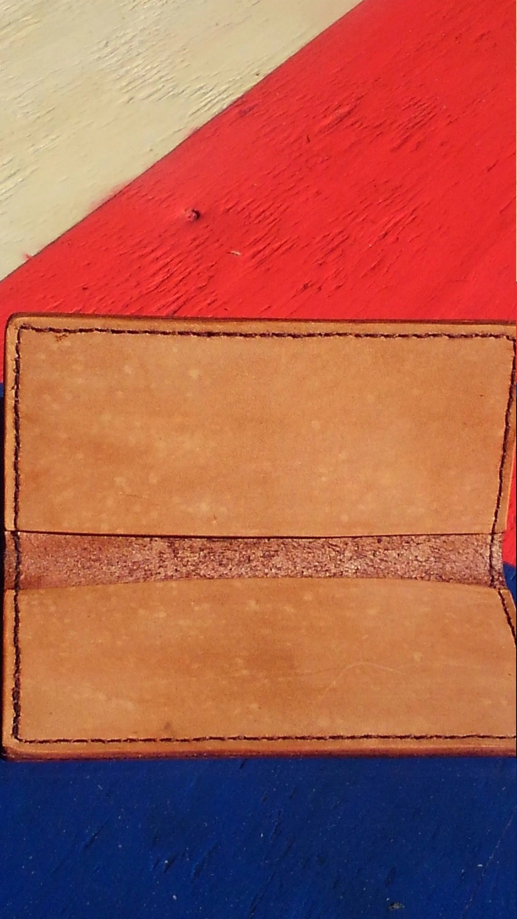 Leather Rose Checkbook Cover AnchorsAweighLeather