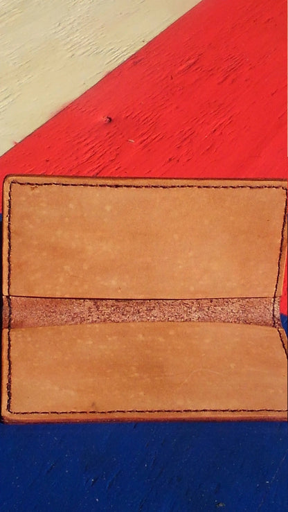 Leather Rose Checkbook Cover AnchorsAweighLeather