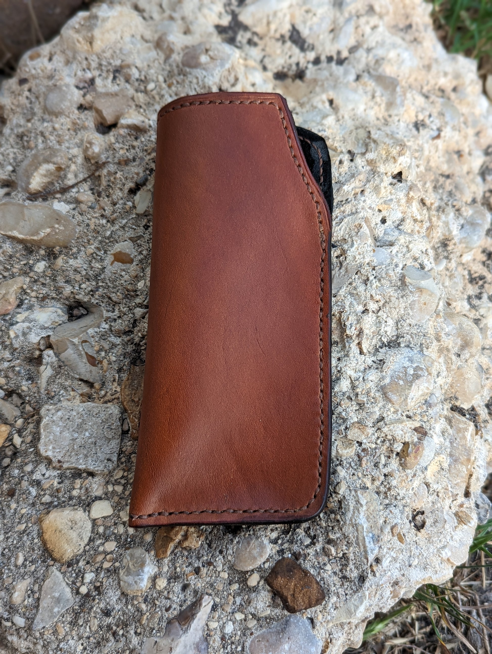 Leather Eyeglass Sleeve, Soft Eyeglass Case, EDC, Eyeglass sleeve, Leather eyeglass protector AnchorsAweighLeather