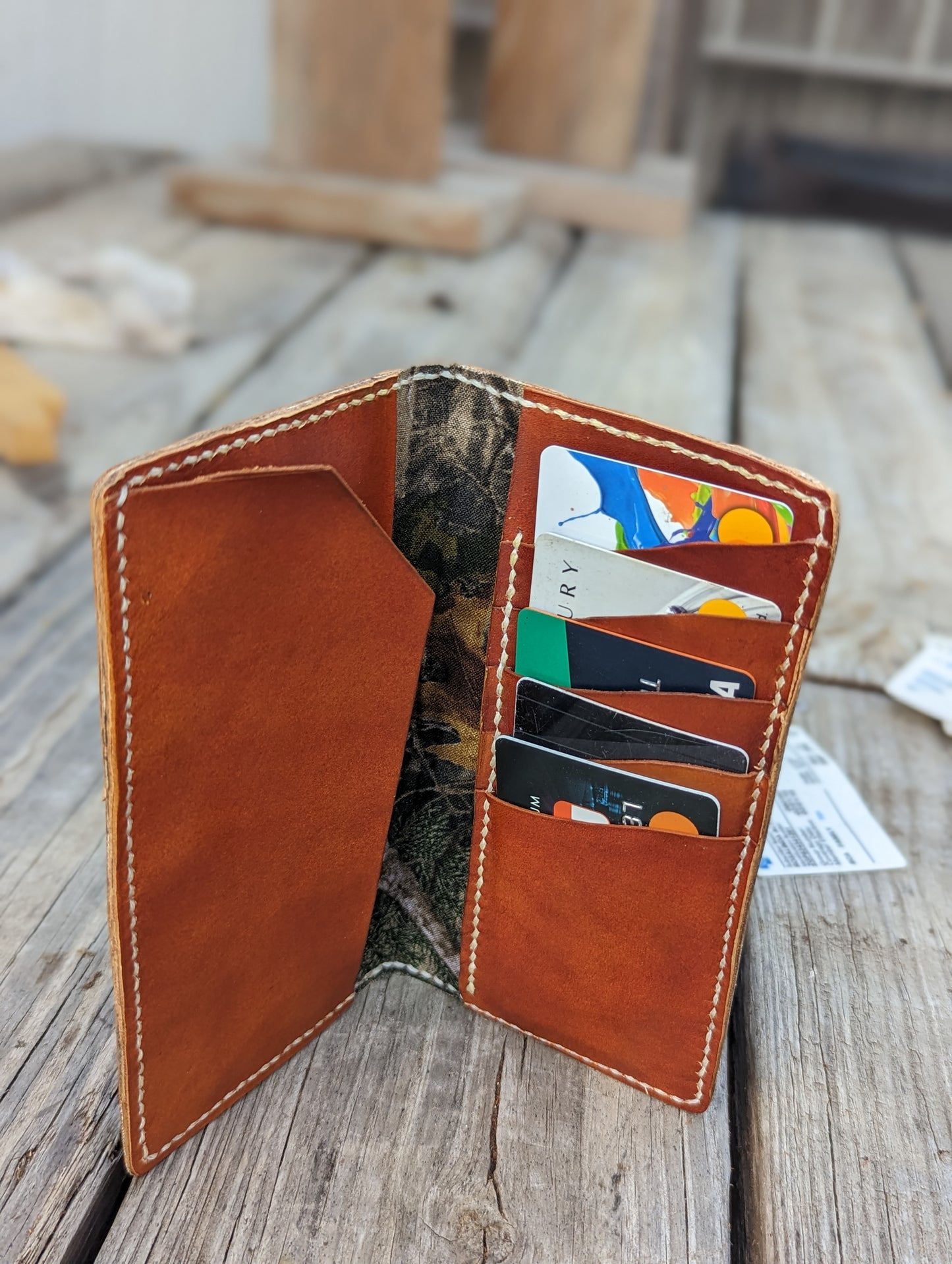 Roper Wallet, Long Wallet, San Antone II Roper Wallet, Wallet, EDC, Men's leather wallet AnchorsAweighLeather