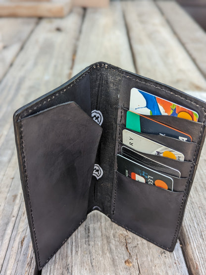 Long Wallet, Mens Wallet, Roper Wallet, leather wallet AnchorsAweighLeather