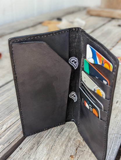 Long Wallet, Mens Wallet, Roper Wallet, leather wallet AnchorsAweighLeather
