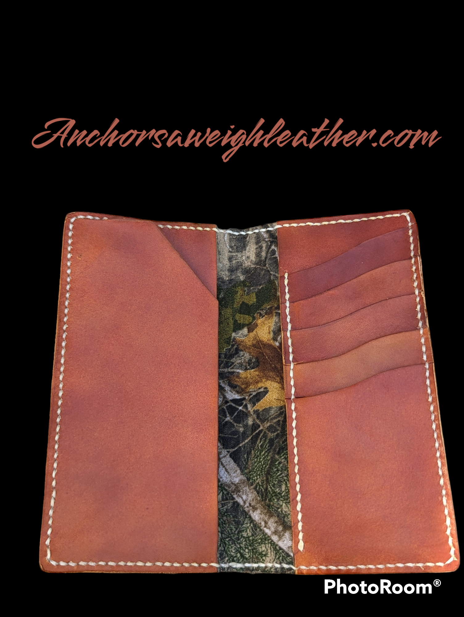 Roper Wallet, Long Wallet, San Antone II Roper Wallet, Wallet, EDC, Men's leather wallet AnchorsAweighLeather